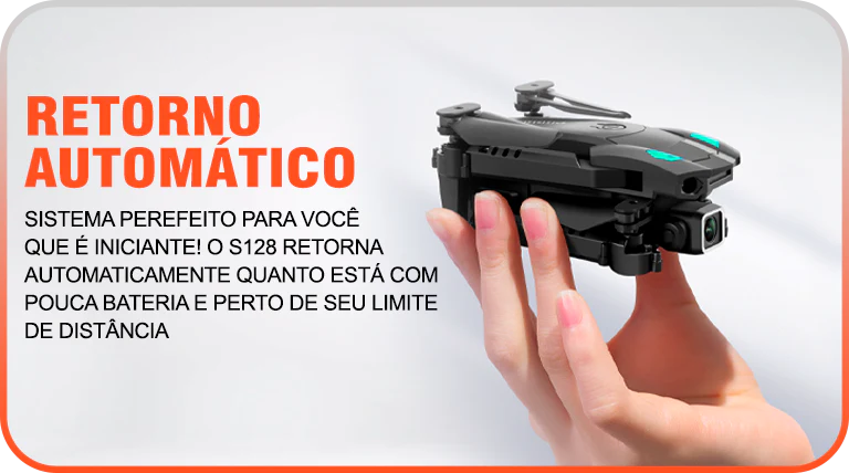 Drone Profissional 5Km com GPS e Câmera 4K FullHD S128