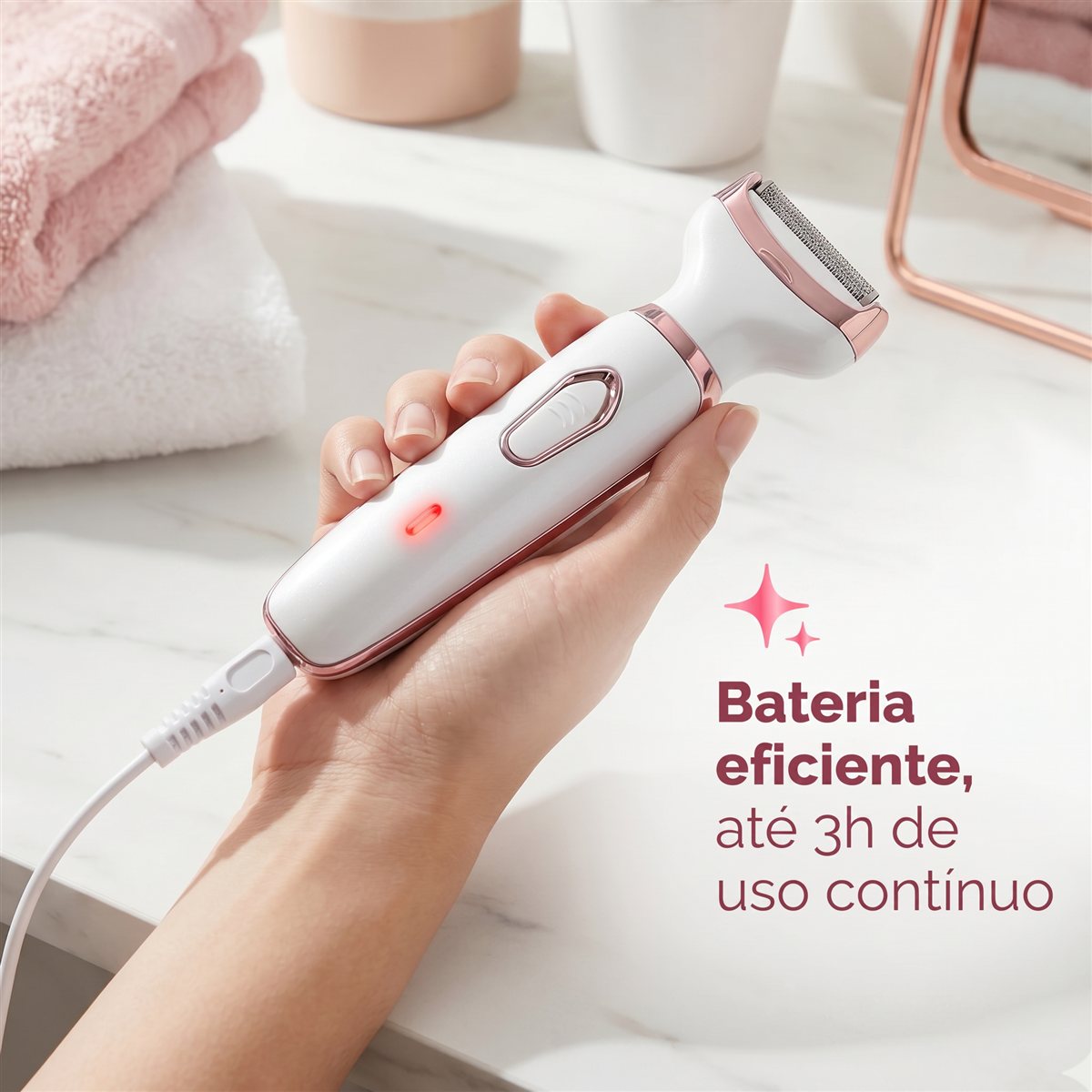 Depilador Elétrico VelvetSkin 4 em 1
