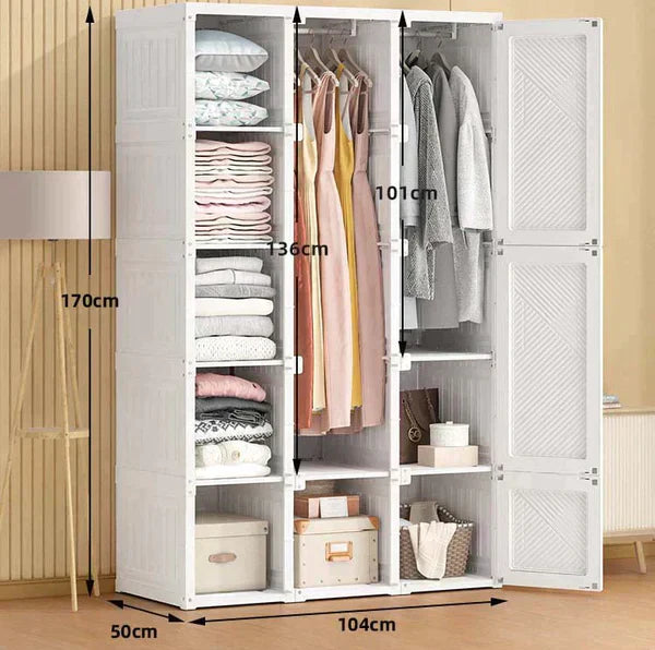 Guarda Roupa Dobrável Organizador Lumine